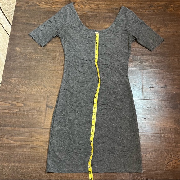 Cocktail party mini dress heathered grey small - Picture 2 of 6